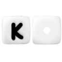 Silikonové korálky abeceda 10 ks 11