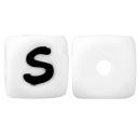 Silikonové korálky abeceda 10 ks 19