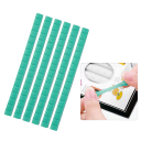 96 pcs Colle en gel réutilisable pour ongles artificiels 5 mm x 2,54 cm Pâte à ongles pour support d'entraînement 7