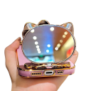 Beschermhoes met spiegel en standaard voor Samsung A34 11