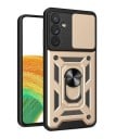Beschermhoes met magneet, standaard en lensdop voor Samsung Galaxy A04s 7