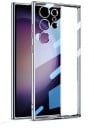 Transparante hoes met metalen frame voor Samsung Galaxy S23 7
