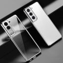 Transparante beschermhoes met metalen frame voor Samsung Galaxy S23 5