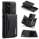Leren beschermhoes met magnetische kaarthouder voor Samsung Galaxy S23 Ultra 2