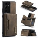 Leren beschermhoes met magnetische kaarthouder voor Samsung Galaxy S23 Ultra 4