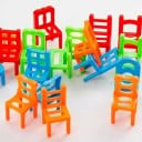 Sedia di equilibrio Gioco per bambini Mini sedia che cade 18 pz 4