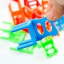 Sedia di equilibrio Gioco per bambini Mini sedia che cade 18 pz 6