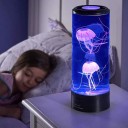Barnlampa med en färgskiftande manet Nattlampa som drivs av USB- eller AA-batteri 2