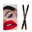 Långvarig ögon- och läpppenna Vattentät eyeliner-penna Ögonpenna Lip liner-penna 3