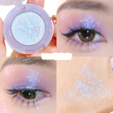 Skimrande pigmenterad ögonskugga Highlighter Kompakt förpackning 3