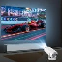 Digitálny projektor 4K Android 11 Wi-Fi bluetooth 200 ANSI so vstavaným Hi-Fi reproduktorom Prenosný projektor na stojane pre domáce kino 4