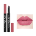 Matt läppstift i en penna Lip contour penna Långvarigt och vattenfast läppstift 6
