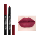 Matt läppstift i en penna Lip contour penna Långvarigt och vattenfast läppstift 12