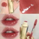 Färgat läppglans Fuktgivande läppglans Vårdande och vårdande glans Liquid Gloss läppstift V219 4