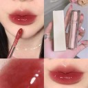 Färgat läppglans Fuktgivande läppglans Vårdande och vårdande glans Liquid Gloss läppstift V219 6