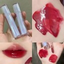 Färgat läppglans Fuktgivande läppglans Vårdande och vårdande glans Liquid Gloss läppstift V219 7