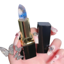 Färgskiftande läppstift Transparent läppstift med Flower Moisturizing Lip Balm Svart läppstift 3