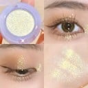 Enfärgad glänsande ögonskuggspalett Pearlescent långvarig ögonskugga Glitter vattenfast ögonskugga 4