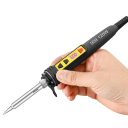 Digital lödkolv med justerbar temperatur 200-600 ℃ Elektrisk spets lödkolv Elektrisk lödpistol med digital display 120W 220V 3