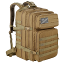 Tactical Backpack Camping Ryggsäck Stor kapacitet Ryggsäck Vandringsryggsäck med flera fickor 45L 50 x 30cm 4
