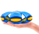 Flygande tefat Pressa plastboll för barn Platt boll Magisk frisbee för trädgården och i vattnet 23 x 15,5 cm 6