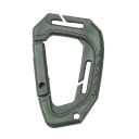 Professionell klätterkarbin 90 kg D-typ karbin 8,5 x 5,6 x 0,7 cm Klätterutrustning 1