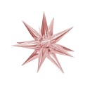 Stjärnformade folieballonger Juldekoration Partyddekoration 56 cm 6 st 16