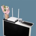 Vikbar vägghylla Plasthylla Praktisk organisatör för småsaker Universal vägghållare 11 x 16,4 x 11,3 cm 5