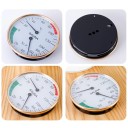 Bastutermometer och hygrometer 10x3 cm Analog temperatur- och luftfuktighetsmätare Termohygrometer i trä Exakt klimatindikator för bastun 2