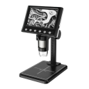 Digitalt mikroskop 4,3" LCD-skärm 1200X förstoring Lödmikroskop 8 LED-lampor 2000 mAh Fotografering och videoinspelning 1