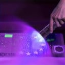 UV-taskulamppu 365nm 9,1 x 2,4 cm pieni taskulamppu tahranpoisto mineraalit setelitarkastus asiakirjat kotitalousmatkat 4