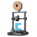 3D-skrivare FDM 40 x 36,6 x 49 cm 350 W LCD 3,2" Max utskrift 22 x 22 x 25 cm TPU PLA PETG Hastighet 250mm/s SD-kort Hemmaverkstad 2
