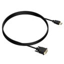 DVI 24+1 hane till HDMI hane-adapter 1,5 m dubbelriktad kabel för stabil Full HD-bildöverföring Anslutning av bildskärm och grafikkort 2