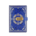 A5 Notebook with Metal Combination Lock 220x150 mm Colourful Diary with Ornaments Embossed Notepad with Privacy Protection 3