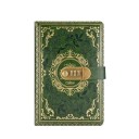 A5 Notebook with Metal Combination Lock 220x150 mm Colourful Diary with Ornaments Embossed Notepad with Privacy Protection 6