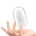 Aanraaking van directe warmte 50 W Dubbelzijdige ultra dunne handwarmer 3 temperatuurinstellingen Oplaadbare zakverwarming 7