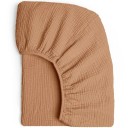 Aanschuiflaken voor kinderbed tot 83 × 43 × 5 cm Katoenen muslin stretchlaken Ovale vorm Ademend matrashoes 9