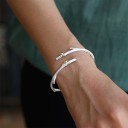Åbent armbånd med fugle til kvinder 2