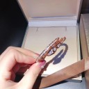 Åbent armbånd med sten til kvinder H184 3
