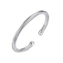 Åbent armbånd til kvinder med glimmer A1666 1