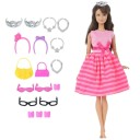 Abiti e accessori per bambole 14 pz 9