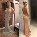 Abiti lunghi in paillettes da donna 3