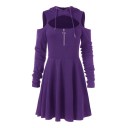 Abiti mini da donna con cappuccio 5