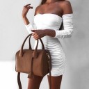 Abiti mini sexy da donna con maniche lunghe 2