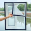 Ablakháló rovarok ellen tépőzárral 100 x 100 cm Állítható ablakháló Ablakháló szúnyogok ellen 3