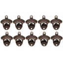 Abridor de garrafas de parede 10 pcs 1