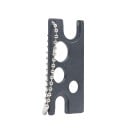 Abridor de tapones 6 x 2,8 cm de acero inoxidable Herramienta caliente para pegamento universal para pestañas Cabezal antienganche Accesorios 1