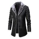 Abrigo de cuero para hombre 3