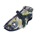 Abrigo de invierno caliente para perros con arneses Abrigo acolchado impermeable para perros Ropa impermeable para perros pequeños y grandes Abrigo acolchado para perros 9