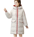 Abrigo de invierno con capucha para mujer 2